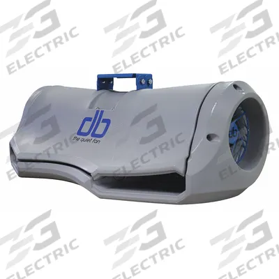 PATTERSON Mounted Fan: 2,480 cfm Airflow, 1 Speeds, 120V AC, 12 ft Max. Mounting Ht - Industrial Low-Profile Blower-Style Ceiling Fans