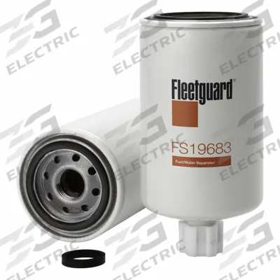 FLEETGUARD Automotive Fuel Filter: 16 1/2 in Overall Lg, 3 11/16 in Outside Dia, Diesel Fuel - Spin-On Fuel/Water Separators