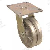 APPROVED VENDOR Plate Caster: Swivel, Iron, 6 in Wheel Dia, 2 in Wheel Wd, 7 1/2 in Mounting Ht (MPN P21S-C060R-15-VG1). Key specifications — attr1100373: APPROVED VENDOR.