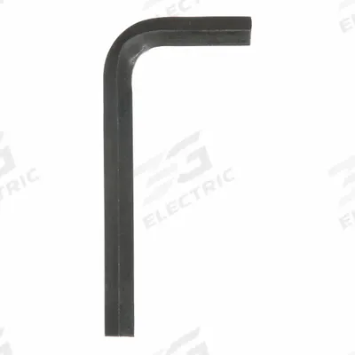 EKLIND Hex Key: 0 Ball Ends, 14 mm Tip Size, Metric, Short, Alloy Steel, Black Oxide - L-Shaped Hex Keys