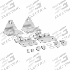 HOFFMAN Panel Kit: Swing Out Panel Panel, 1.5 in Overall Ht, 1.48 in Overall Wd, Steel, Zinc Plated (MPN AJCDFK). Key specifications — Panel Style: Swing Out Panel; Brand: HOFFMAN; Finish: Zinc Plated; Manufacturer Part Number: AJCDFK; Material: Steel.