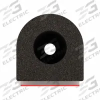 FAIRCHILD Seal: D-Shaped, Self-Adhesive Mounting, Std, EPDM, 50 ft Overall Lg, 1/2 in Overall Wd (MPN RS1031-50). Key specifications — Color: Black; Mounting Style: Self-Adhesive; Seal Shape: D-Shaped; Brand: FAIRCHILD; Material: EPDM; Adhesive Bond: Standard.