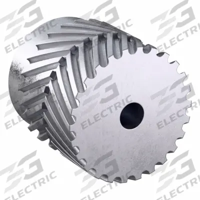 CONTINENTAL Gearbelt Pulley: Plain, 8 mm Pitch, For 50 mm Belt Wd, 26 Teeth - Plain-Bore Timing Pulleys with Hub
