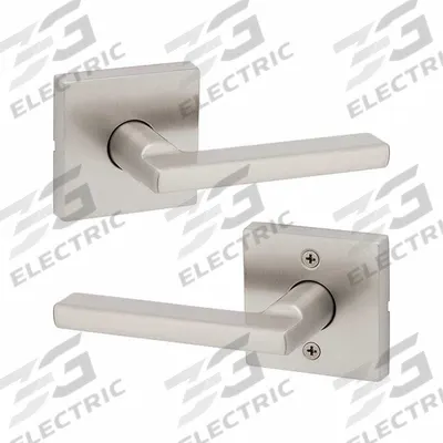 KWIKSET Door Lever Lockset: Passage Lever Locksets/Storeroom Lever Locksets, Nickel