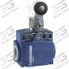 TELEMECANIQUE SENSORS Limit Switch: 90°, Roller Lever, XCKT, 0.22 in Roller Wd, 2 Mounting Holes (MPN XCKT2118N12). Key specifications — Manufacturer Part Number: XCKT2118N12; Brand: TELEMECANIQUE SENSORS; Electrical Connection: Screw Clamp Terminals; Series: XCKT.