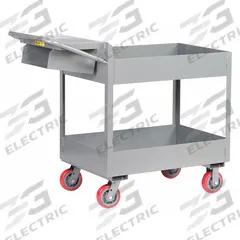 LITTLE GIANT Utility Cart: 3,600 lb, 2 Shelves, 64 in L x 24 in W x 43 in H Overall Dim, Flat (MPN DS2448X6-6PYWSP). Key specifications — Caster Wheel/Tread Material: Polyurethane; Brand: LITTLE GIANT; Caster/Wheel Configuration: (2) Swivel.