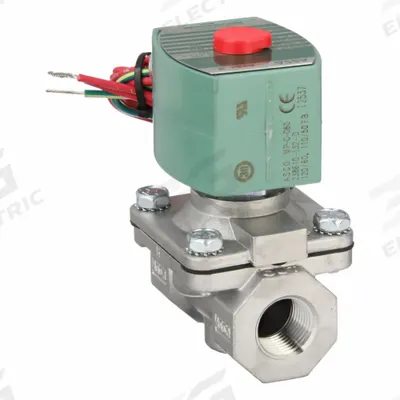 REDHAT Solenoid Valve: 2-Way, Normally Closed, 1/2 in Pipe Size, 110V AC/120V AC - 2-Way/2-Position, Normally Closed Solenoid Valves