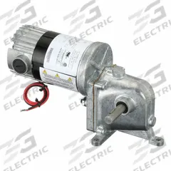 DAYTON DC Gearmotor: Right Angle, 90V DC, TENV, 90 RPM, 34 in-lb Max Torque, 37:1, 1.14 A, CW/CCW (MPN 1LRB3). Key specifications — Motor Type: Permanent Magnet DC; Brand: DAYTON; Full Load Current: 1.14 A.