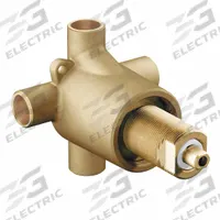 MOEN Transfer Valve: Compatible Product Type Shower Valve (MPN 3360). Key specifications — Brand: MOEN; Product Type: Transfer Valve; Compatible Product Type: Shower Valve; Includes: Commercial Three-Function 2 in Transfer Valve.