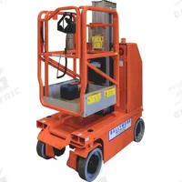 BALLYMORE Mobile Personnel Lift: Battery, Drivable, 19.7 ft Elevated Platform Ht, 25 in x 24 in (MPN DVML-18). Key specifications — Brand: BALLYMORE; Features Included: Battery Charger.