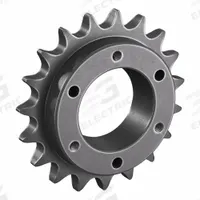 TSUBAKI Sprocket: For 50 Chain, 19 Teeth, 3.797 in Pitch Dia, 4.12 in Outside Dia, Steel (MPN 50SH19). Key specifications — attr85388: TSUBAKI; attr305233: SH.