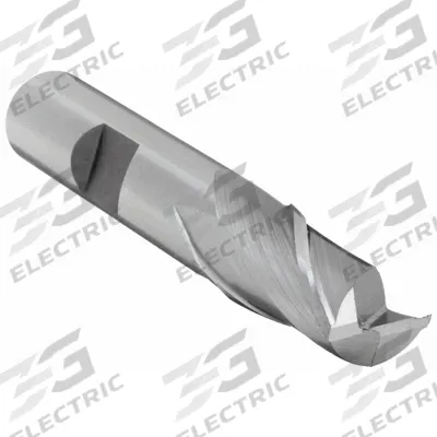 OSG Square End Mill: Cobalt, 2 Flute, 8.5 mm Mill Dia, 14.28 mm LOC, 58.7 mm OAL (MPN 5808600) - General Purpose Cobalt Square End Mills