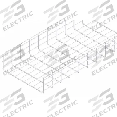 CABLOFIL Wire Mesh Cable Tray: 18 in Wd, 6 in Ht, 10 ft Lg, 155 lb, Steel - Straight Section Wire Mesh Trays