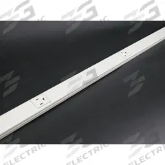 Prewired Raceway: 1 Circuits, 6 Outlets, NEMA 5-15R, 6 ft Lg, 1 5/16 in W x 3/4 in H, Steel, White (MPN WH20GB612). Key specifications — Color: White; Series: Plugmold(R); Includes: (2) Blank End Fittings; Brand: LEGRAND.