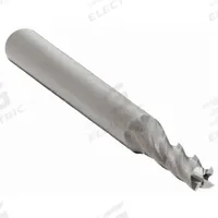 APPROVED VENDOR Square End Mill: Carbide, 4 Flute, 1 mm Mill Dia, 4 mm LOC, 39 mm OAL (MPN 206-001275)