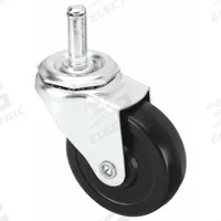 APPROVED VENDOR Stem Caster: Swivel, No Brake, 2 in Wheel Dia., 1 in Wheel Wd, Rubber, Rubber, Black (MPN 20TM13). Key specifications — attr1111099: APPROVED VENDOR; attr1111095: Black; attr1176855: Swivel.