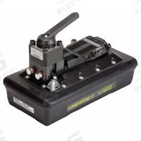 ENERPAC Air Hydraulic Pump: 10,000 psi Max. Op Pressure, 230 cu in Reservoir Capacity, Pendant (MPN PAMG1405N). Key specifications — attr944931: Advance; attr944932: 4-Way; attr995446: Pendant.