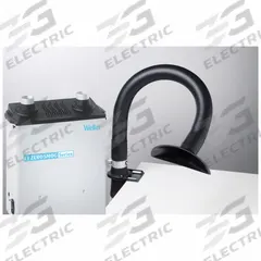 WELLER Stationary Fume Extractor: 59 cfm, 3.3 ft Hose Lg, 48 dB (MPN U-100-1056-ESDN). Key specifications — Manufacturer Part Number: U-100-1056-ESDN; Brand: WELLER; Input Voltage (Nominal): 120/230V; ESD Safe: Yes.