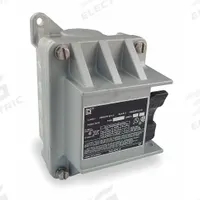 SQUARE D Manual Motor Starter: Non-Reversing, 2 Poles, 16 A, Thermal Protection, Toggle Switch (MPN 2510FR2). Key specifications — Brand: SQUARE D; Thermal Unit Type: Melting Alloy Thermal Units (Sold Separately).
