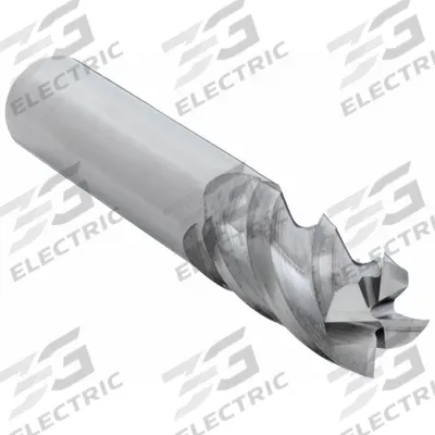 APPROVED VENDOR Square End Mill: Carbide, 4 Flute, 1/2" Mill Dia, 2" LOC, 4" OAL (MPN 284-000246) - Fast-Cutting Carbide Square End Mills