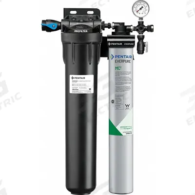 EVERPURE Water Filtration System: 0.2 micron, 1.7 gpm, FNPT, 25 3/8 in Overall Ht - Multi-Purpose Water Filter Systems