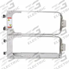 PS INDUSTRIES Full Height Ladder Safety Gate: Stainless Steel, For 40 in to 50 in Opening Wd, Adj (MPN LSGF-4050-304SW). Key specifications — Brand: PS INDUSTRIES; Includes Lock: No; Mounting Location: Flat Bar; For Opening Width: 40 in to 50 in; Gate Finish/Color: Unfinished Silver.