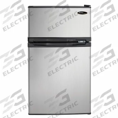 DANBY Mini Refrigerator: Stainless Steel, 4 cu ft Total Capacity - Mini Refrigerators