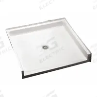 FIAT PRODUCTS Shower Base: Rectangle, Barrier Free Threshold, Polyester, 38 1/2 in Overall Lg (MPN ADAF3636100). Key specifications — Material: Polyester; Drain Location: Center; Brand: FIAT PRODUCTS.