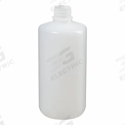 NALGENE Economy Bottle: HDPE, 16 fl oz, 500 mL, Natural, 28-415 mm Screw Closure Size - HDPE Narrow Mouth Round Lab Bottles