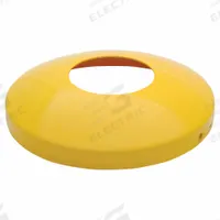 Bollard Dome Cover: 2 3/4 in Overall Ht, 5 1/2 in Overall Lg, 5 1/2 in Overall Wd, Yellow (MPN DOME-5.5). Key specifications — Brand: VESTIL; For Use With: 5-1/2 in Bollard; Material: Carbon Steel; Product Type: Bollard Dome Cover.
