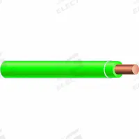 Wire: Copper, 14 AWG, 1 Conductors, Solid, Green, 25 ft Lg, THHN/THWN (MPN 11583285). Key specifications — Voltage: 600 V; Brand: SOUTHWIRE.