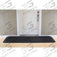 EZ EDGE Door Ramp: 82 in Lg, ADA Compliant, Black, Rubber (MPN MRAEZ2130). Key specifications — Brand: EZ EDGE.