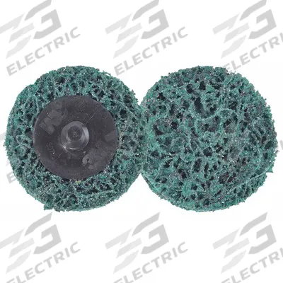 SCOTCH-BRITE Clean and Strip Disc: TR, 3 in Dia, Aluminum Oxide, Extra Coarse - Coating-Removal Discs for All Metals