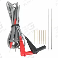 POMONA Test Lead Kit: CAT II 1000V, Std Probe, 1,000 V Max Volt, 3 A Max Current, 3 1/4 ft Lg (MPN 6341). Key specifications — Brand: POMONA.