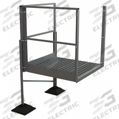 TRI-ARC Turn Platform: 6 ft Overall Ht, 500 lb Load Capacity, Aluminum (MPN URTTP30). Key specifications — Brand: TRI-ARC; Color: Silver; Material: Aluminum.
