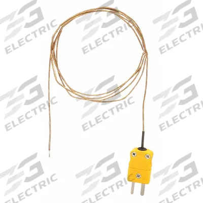 TEST PRODUCTS INTL. Bead Wire Temperature Probe: -40°F to 950°F /-40°C to 510°C, ±4°F - Thermocouples for Gas Applications