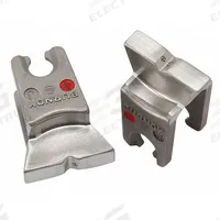 BURNDY Upper and Lower Crimping Die: 8 AWG Copper Lug, YA/YS, 1 Sizes, 6 ton Max Crimping Force (MPN W8CVT). Key specifications — attr511073: YA; attr511072: Copper; attr473934: BURNDY; attr511069: Red; attr542116: 8 AWG Copper Lug; attr511067: MD7.