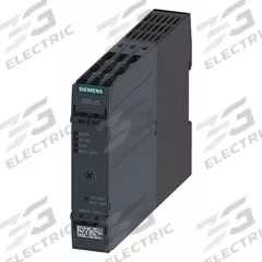 SIEMENS Compact Magnetic Motor Starter: Non-Reversing, 3 Poles, Electronic Protection, 2 A, 24V DC (MPN 3RM10021AA04). Key specifications — Brand: SIEMENS; Pilot Lights Included: LED Status Indicator; Auxiliary Contacts Included: 1NO/1NC.