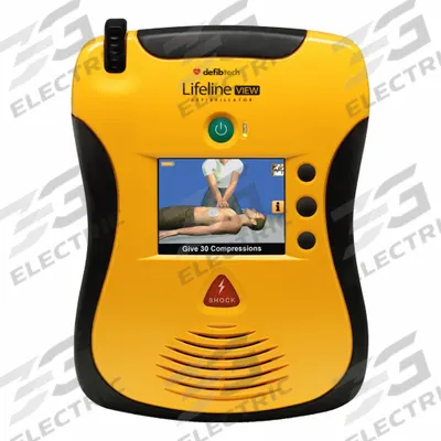 DEFIBTECH Lifeline VIEW AED: Lifeline VIEW AED, Semi-Auto Mode - Defibtech AEDs