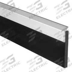 NATIONAL GUARD Door Sweep: Single Fin Insert, Aluminum, 36 in Lg, 3 1/16 in Wd, Aluminum (MPN 203NA-36). Key specifications — Brand: NATIONAL GUARD.