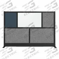 LUXOR Adaptable, stylish dividers designed to create flexible, private, and productive workspaces (MPN MW-7048-FWCGB). Key specifications — Frame Finish: Eggshell; Frame Material: Aluminum; Mounting Location: Freestanding; Panel Color: Gray; Panel Surface Material: Acrylic.
