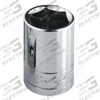 SK PROFESSIONAL TOOLS Socket: SAE, 3/8 in Drive Size, 1 in Socket Size, 12-Point, Std, Chrome (MPN 45132). Key specifications — attr1204417: SK PROFESSIONAL TOOLS; attr1204392: Chrome.