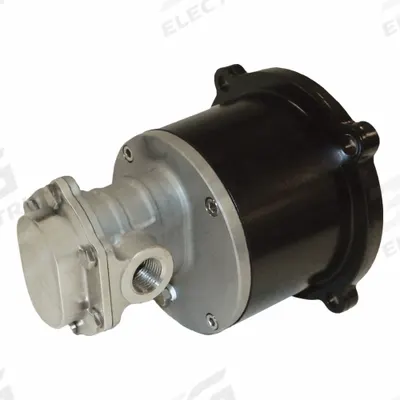 PULSAFEEDER Rotary Gear Pump Head: Magnetic Drive, 316 Stainless Steel, 1/2" DIN Flange - Mag-Drive Gear Pump Heads