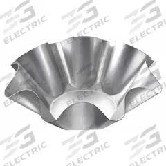 CHICAGO METALLIC Tortilla Shell Pan: Tortilla Shell Pan Pan, Aluminized Steel, 9 1/8 in Overall Wd (MPN 46990). Key specifications — Pan Style: Tortilla Shell Pan; Brand: CHICAGO METALLIC; Color: Gray; Material: Aluminized Steel; NSF Certified: No.