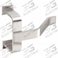 ROCKWOOD Exit Device Protector: 4 1/2 in Projection, Stainless Steel, 8 1/2 in, Stainless Steel (MPN R116EDPH.32D). Key specifications — Brand: ROCKWOOD; Material: Stainless Steel; Finish: Stainless Steel.
