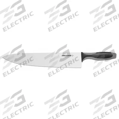 DEXTER RUSSELL Cooks Knife: Straight, 15 in Overall Lg, Steel Blade - Chef's Knives