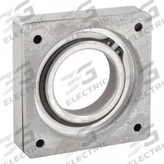 HOFFMAN Pedestal Swivel: Aluminum, 350° Swivel, 1.06 in Overall Ht, 4 in Overall Wd, 4 in Overall Dp (MPN ASWV44). Key specifications — Brand: HOFFMAN; Features: Swivel Allows 350° Maximum Rotation; Material: Aluminum.