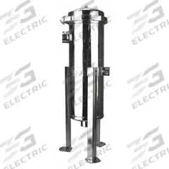 APPROVED VENDOR Bag Filter Housing: 304 Stainless Steel, Bag Trade Size 1, 2 in, NPT, 90 gpm (MPN ES12NA410-75). Key specifications — Brand: APPROVED VENDOR; Cover Type: Band Clamp.
