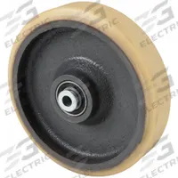 APPROVED VENDOR Caster Wheel: 10 in Wheel Dia., 1 3/4 in Wheel Wd, Polyurethane, Iron, Std, Tan (MPN 250 PT2H). Key specifications — Brand: APPROVED VENDOR; Wheel/Tread Color: Tan.