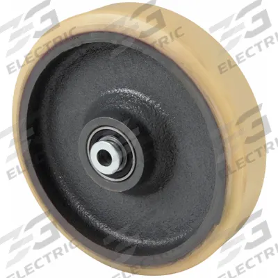 APPROVED VENDOR Caster Wheel: 10 in Wheel Dia., 1 3/4 in Wheel Wd, Polyurethane, Iron, Std - Polyurethane Tread on Iron Core Wheels
